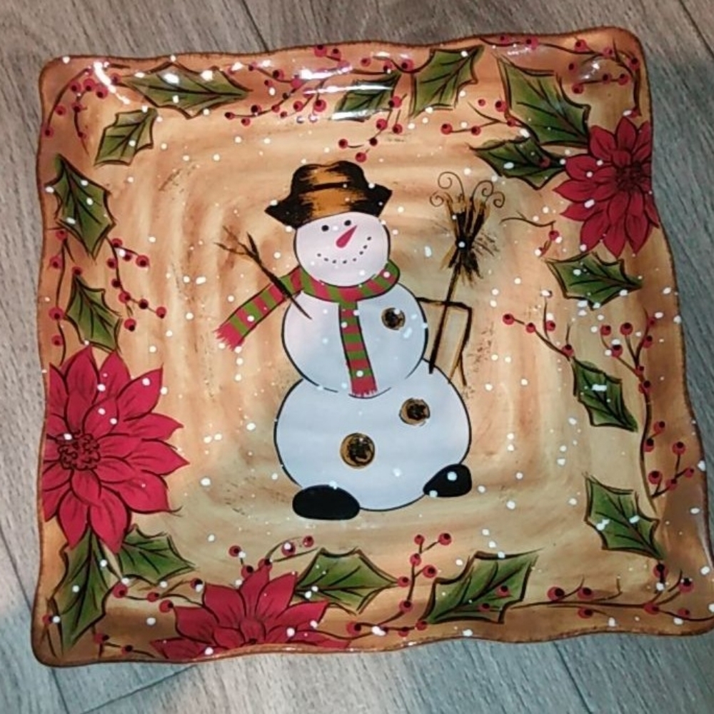 ⛄ Holiday plates (set of 4)